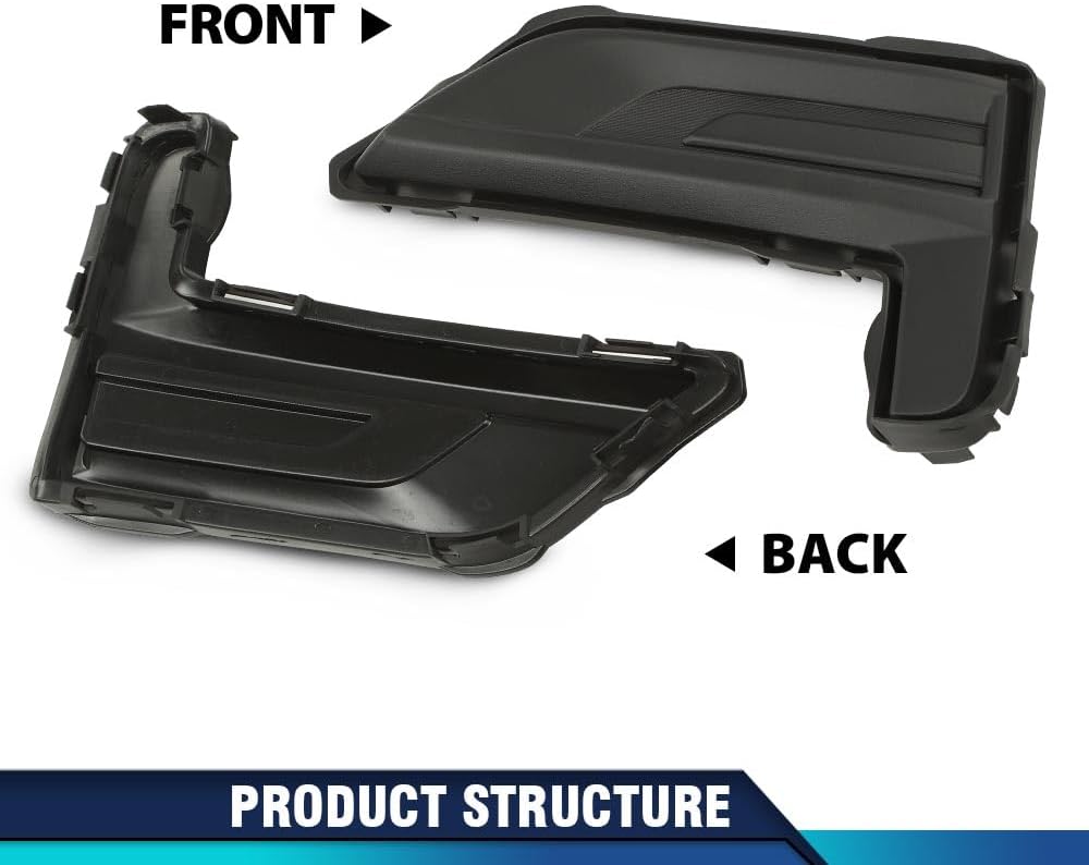 PIT66 Fog Light Cover Compatible with Nissan Rogue Special Edition 2019-2020, Fit Nissan Rogue SL Hybrid/SV Hybrid 2017-2019, Fit Nissan Rogue S SL SV 2017-2020 Pair