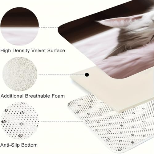 Alfombra de cocina lavable y antideslizante de 45 x 120 cm para un suelo seguro 6