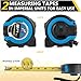 Surfcabin Wheel Alignment Tool Heavy Duty Toe Alignment Plates, No Caliper Removal Needed, Automotive Alignment Tools with Imperial Tape Measures, Compatible with Most Cars, Trucks, and SUVs