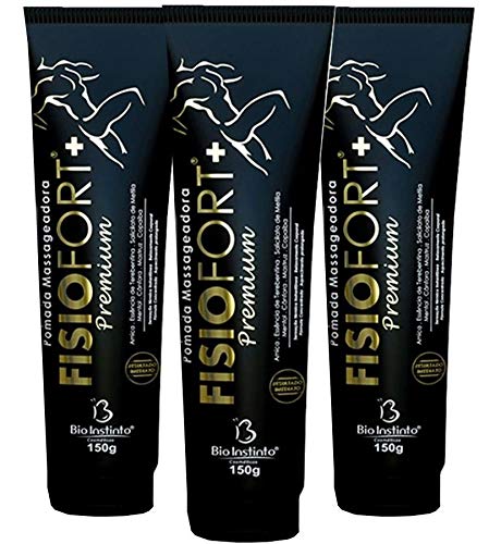 24 Unid Pomadas Massageadora Fisiofort Premium 150g Promoção