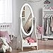 Haus Projekt Girl's Free Standing Full Length Mirror, Specchio da Toilette in Legno Bianco per Bambini, mobili da Camera da Letto per Bambini Fatti a Mano