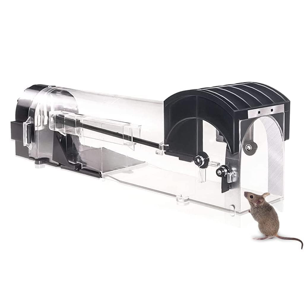 THECLOUDMALL® Mouse Trap Abs Plastic Smart Mouse Live Traps Rat Trap Small Animal Live Cage || Mouse Mice Rat Rodent Mousetrap || Rat Trap Cage for House Garden Patio || Humane Mouse Trap Cage