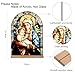 KOMI Madonna and Child Icon Virgin Mary Christ Jesus Catholic Ornament Statue Tabletop Decor Acrylic Standing Home Altar Decor Christian Gifts