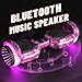 SIMATE Scooter, Colorful LED Light-Up Wheels, Bluetooth Speakers and APP, Dual 250W Motors, 8.5 mph Max Speed & 8.5 Miles Max Range, Gifts for Kids Adults Girls Boys