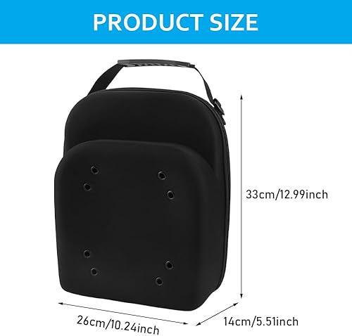 Miniatura 2 de Organizador de sombreros para gorros, estuche rígido de viaje, bolsa de almacenamiento para gorras de béisbol, caja organizadora de sombreros con
