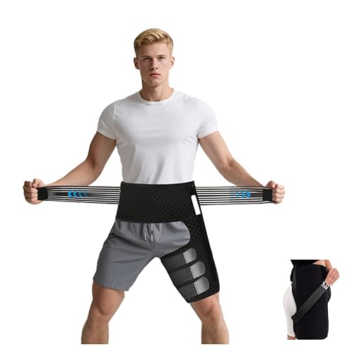 Manga de compresión para muslos Dispositivo de alivio del dolor de ciática de cadera Manga de compresión de isquiotibiales e ingle para alivio del