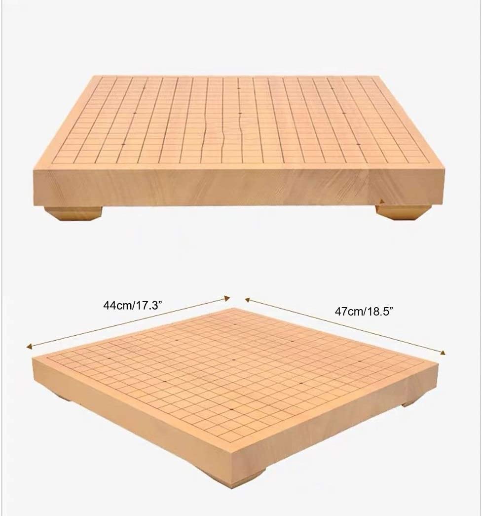 Go Game Board Go Set Chinese Weiqi for Two Players Strategy Board Game 19 X 19 Go Set Include Bowls