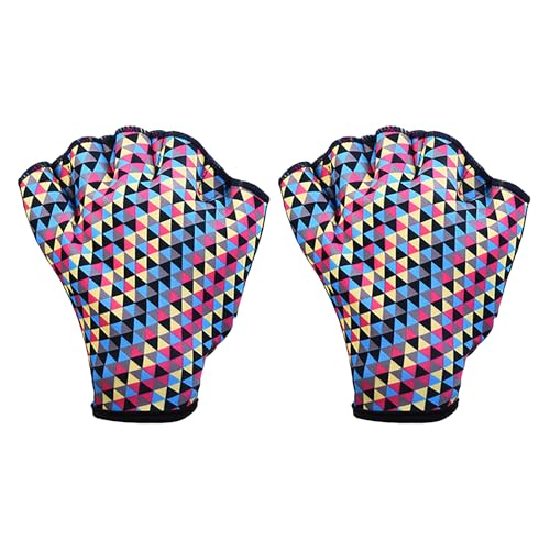 Swimming Gloves for Helping Upper Body Resistance, Sizes for Men Women Adult Children, Aquatic Hand Training Fitness, Webbed Gloves Water Equipment for Exercise