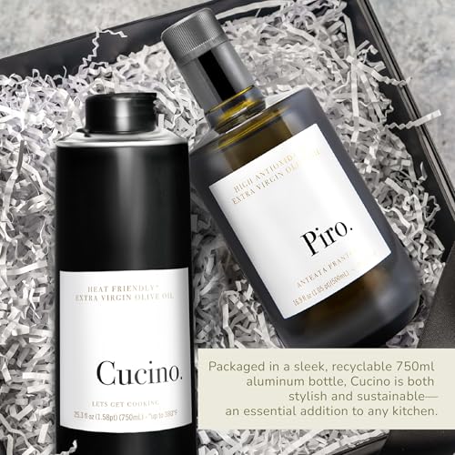 Aceite de oliva extra virgen Premium duo Piro 500ml + Cucino 750ml miniatura 3