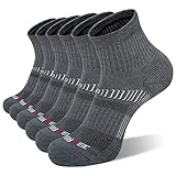 BERING Men's Essential Athletic Running Ankle Socks (6 Pairs)