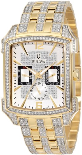 �u���[�o Bulova Men's 98C109 Crystal Striking Visual Design Watch [���s�A���i]
