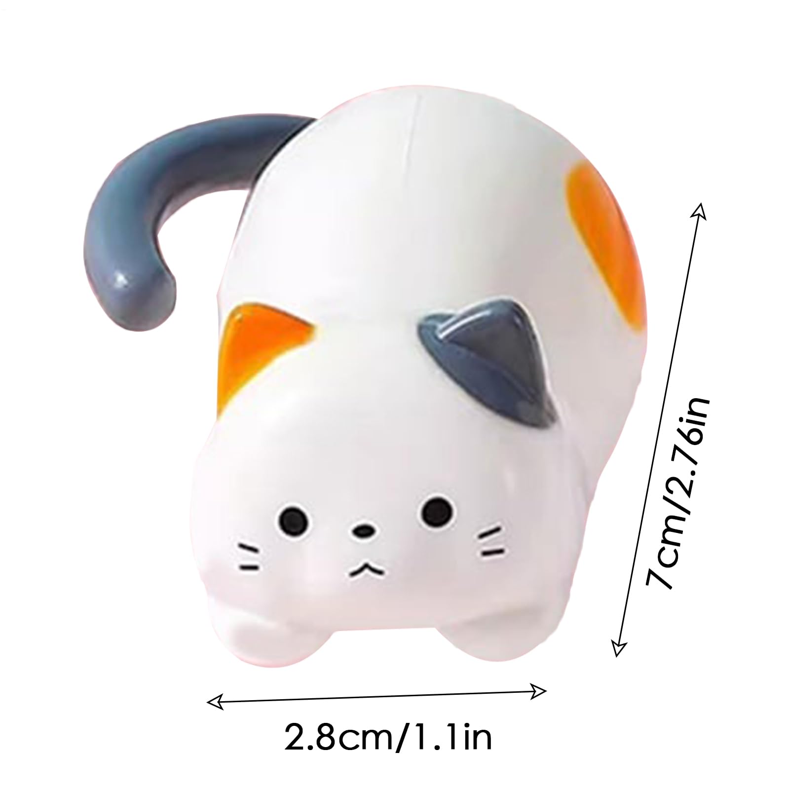 Amazon.co.jp: ひっくり返す猫，猫のゼンマイおもちゃ、転がる猫の