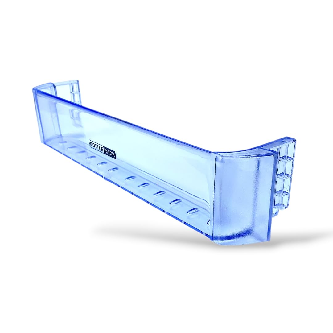 Bottle Shelf Compatible with Whirlpool Double Door Refrigerator (GENX 2 Models) | Middle & Bottom Rack | 12 Holes Bottle Holder | Part No W10412105 | Fridge Door Shelf Replacement - Alix Apex