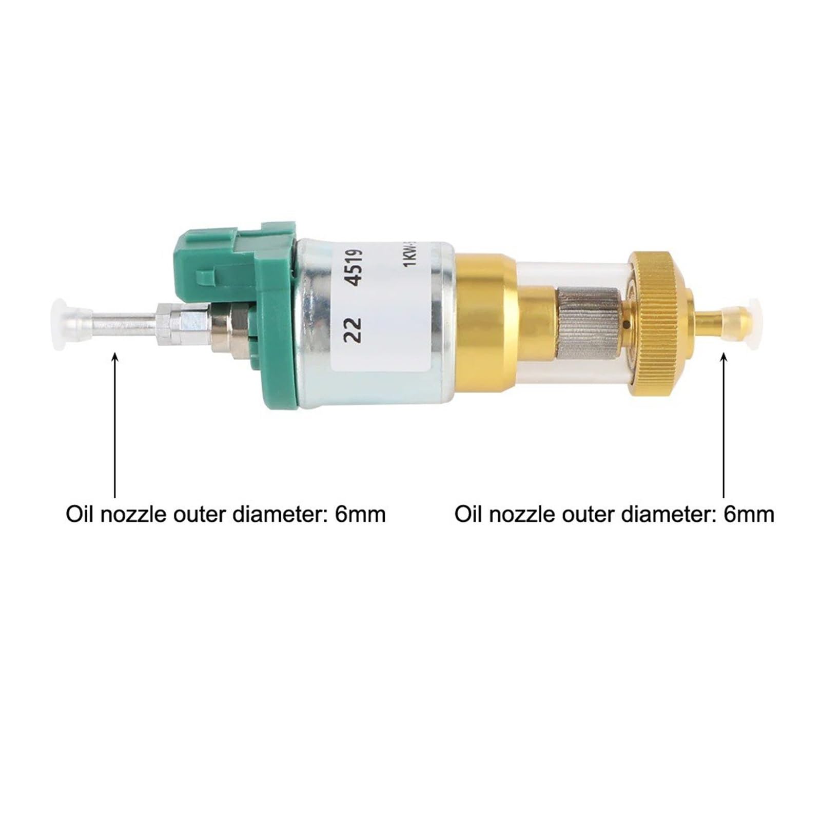 Para Aire Para Bomba Combustible Coche Universal Bomba Moto Gasolina | 1KW-5KW Bomba Dosificadora Combustible Silenciosa Accesorios Calentador Silencioso 12V 22ML.