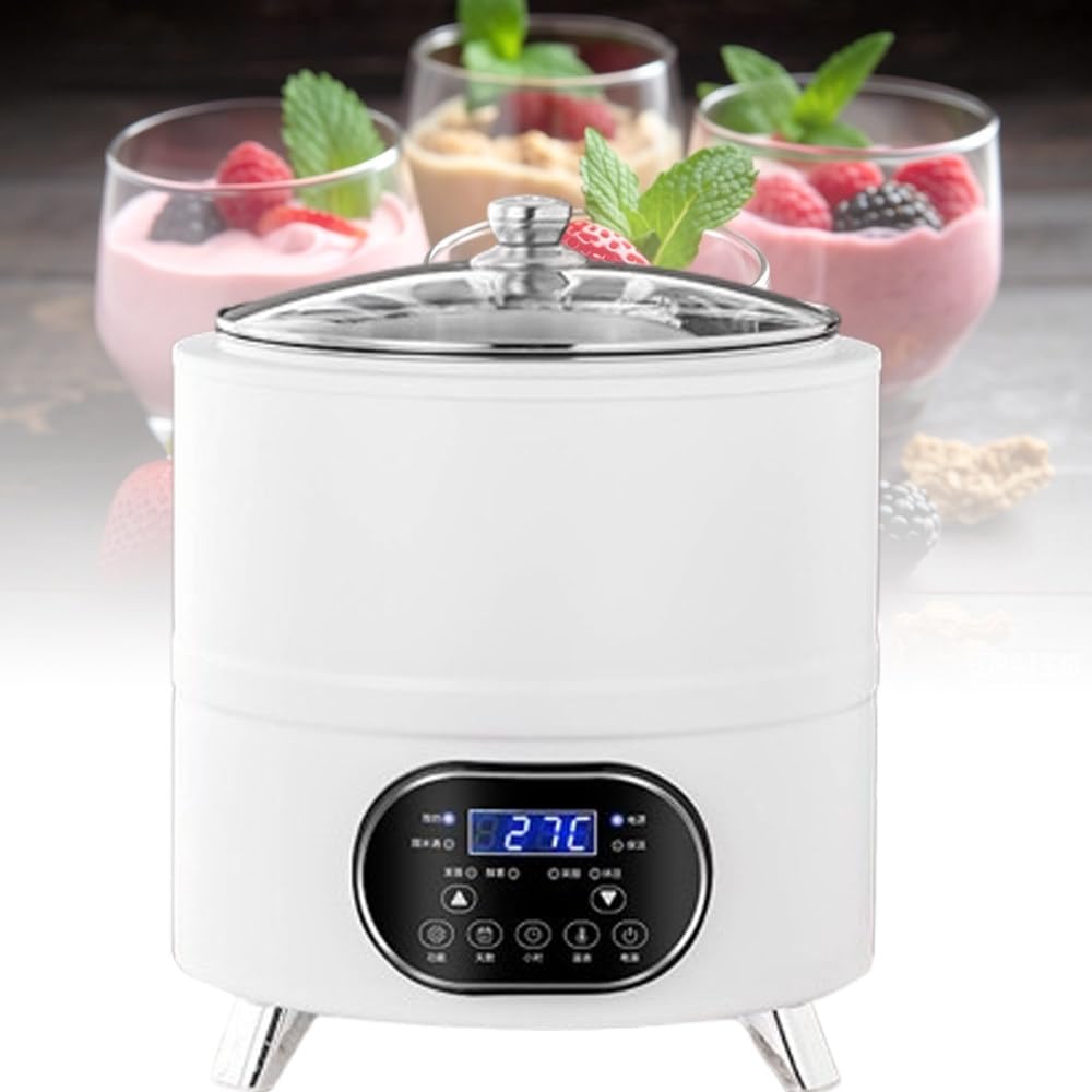 ShaiVrissian 8l/12l Yogurt Maker with Time & Temperature Control White-12L