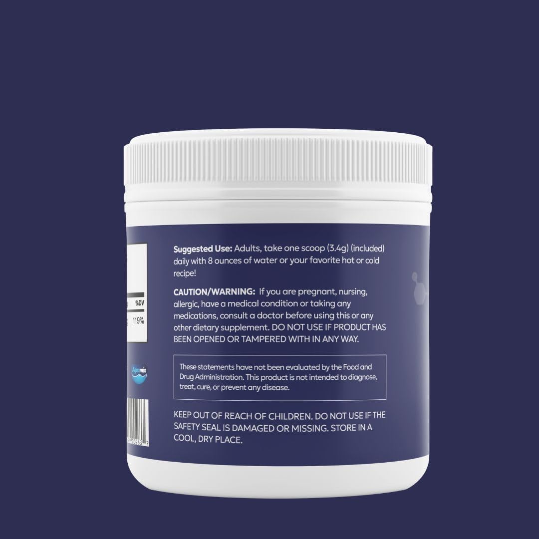 Magnesium Powder – Calm Support for Muscles, Mood & Sleep, 204 Grams, 1 Jar