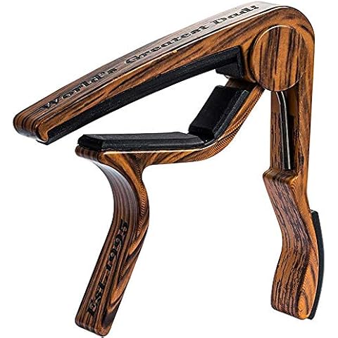 Personalised Capo Guitar Capo Rosewood Colour Capo Guitar Capos for Acoustic Guitar, Electric Guitar, Bass, Ukulele, Guitar Capo Acoustic Cover