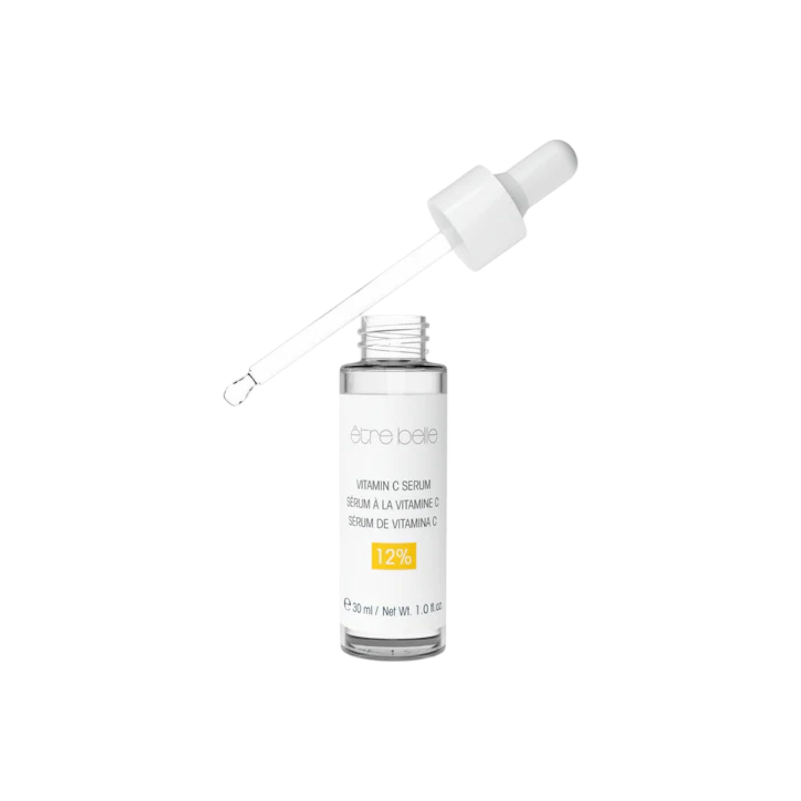 Etre Belle 12% Vitamin C Serum 30 ml – Für strahlenden, ebenmäßigen Teint – Reduziert Pigmentflecken & feine Linien – Unterstützt Kollagenbildung – Mit Hyaluronsäure für intensive Feuchtigkeit