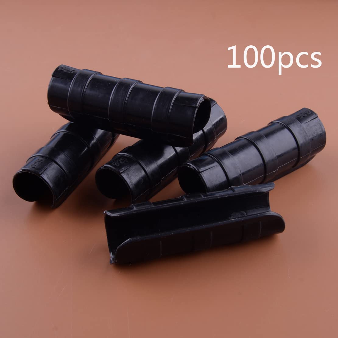 100 unids 25 mm tubo tubo de película abrazadera clip fijo conector a presión para marco de bandera de invernadero