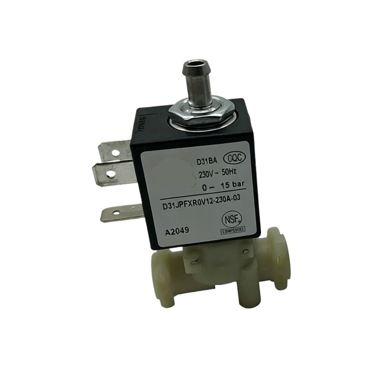 Valvola A Solenoide for Valvola Dell'acqua for Macchina Da Caffè Valvola A 3 Vie, Compatibile Con ODE, LIV05230AY0-15BAR 230 V, Pezzi Di Ricambio Di Ricambio for Macchina Da Caffè