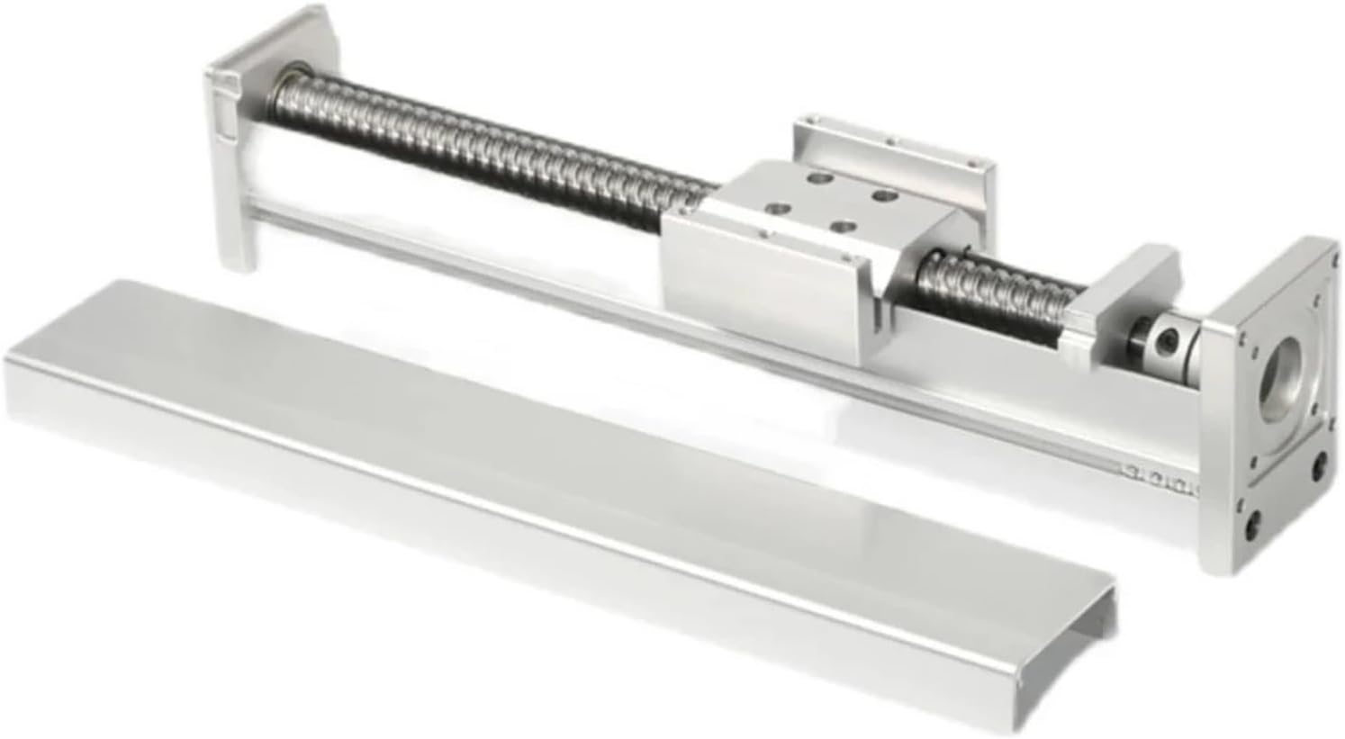SFU-1605 CNC Ball Screw Linear Guide Shaft Actuator Module Position Slide Table Rail Motion with 1.2N 57 Stepper Motor(100mm Stroke)