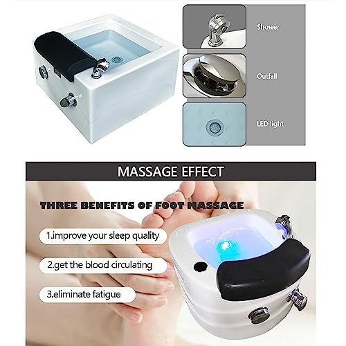 Spa para Pies Acrílico con Temperatura Ajustable 22.8 in miniatura 7