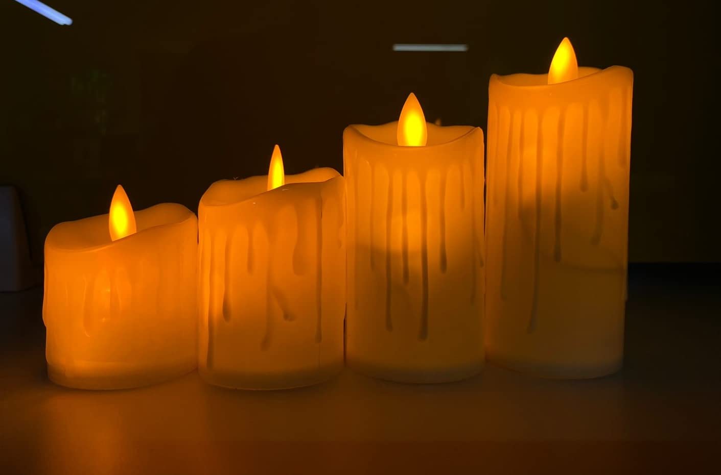 Koraza Candles Tea Lights Candles with Remote, Battery Operated Candles LED TeaLights with Timer Votive Candles Unscented Outdoor Warm White Fake Plastic Candles Flickering Candles