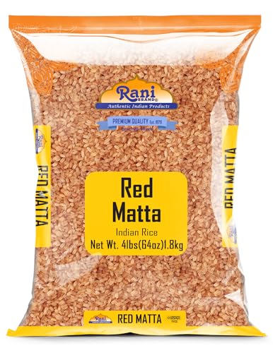 Rani Red Matta Indian Rice 64oz (4lbs) 1.81kg Cloth Bag ~ All Natural | Gluten Friendly | Vegan | Kosher | Export Quality | Indian Origin image 5