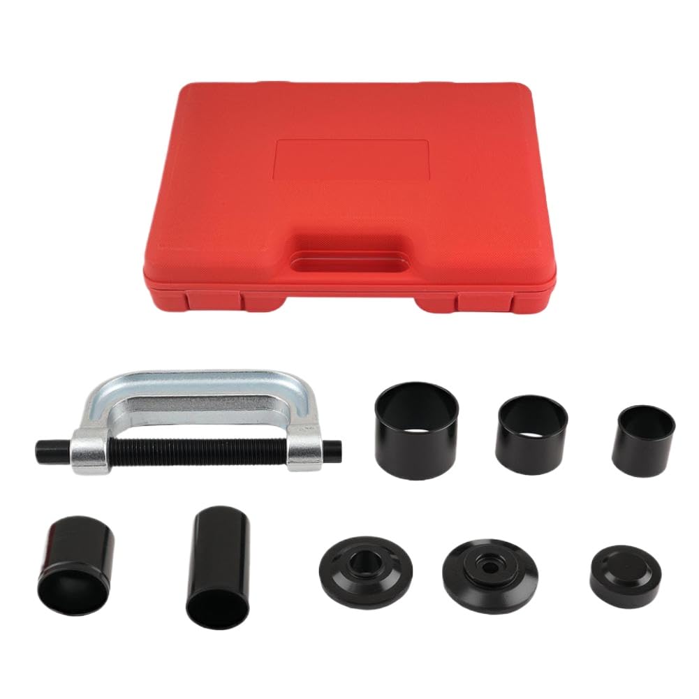 Set Master 8 Pezzi Attrezzo Pressa Giunto Sferico per Installazione Mozzo Ruota Auto