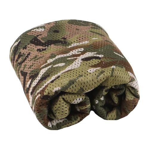 Peminkoo Filet de Camouflage Tactique 1,5 x 2 m, abri Solaire, Chasse, entraînement Militaire, Filet de Camouflage pour Voiture, Jardin, Bar, décoration,...