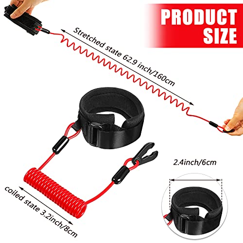 Cuerda de seguridad Stop Kill interruptor de parada de emergencia motor fuera de borda barcos 2