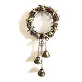 Witch Decor- Witch Bells for Door knob for Protection - Pentagram Charm Pagan Decor Witches Bells Vintage Bells Witchcraft Supplies for Clear Negative Energies Attracts Positive
