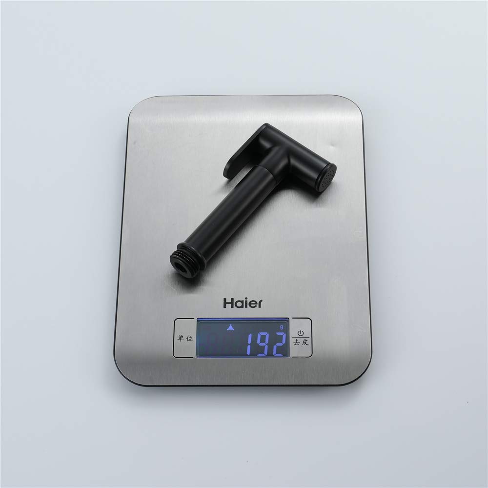 Spruzzatore per Bidet Set soffione Doccia Freddo Singolo in Ottone Nero per sciacquone del Bagno, Vasca per Animali Domestici e igiene Personale,B
