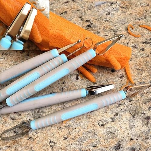 Outils de sculpture alimentaire pour découpes de légumes