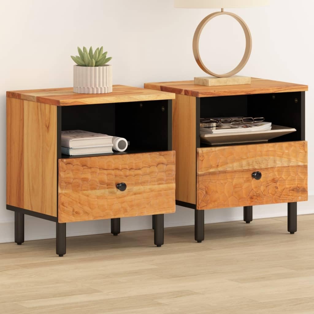 Tables de chevet lot de 2 pour en finir avec le désordre de la nuit