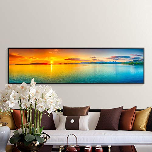 Peinture paysage moderne pour créer une ambiance zen dans votre salon