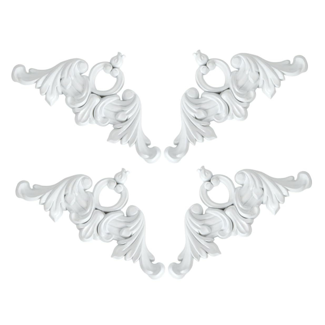 Apliques de PVC PRETYZOOM estilo francés molduras vintage para pared