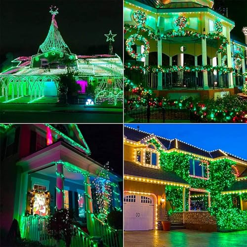 Image of 40 Meter 140 LED String Lights for Home Decoration| Waterproof Decorative Fairy Lights for Indoor Outdoor Use|Pixel Light for Balcony, Garden, Diwali, Wedding & Festival Lighting (Green)