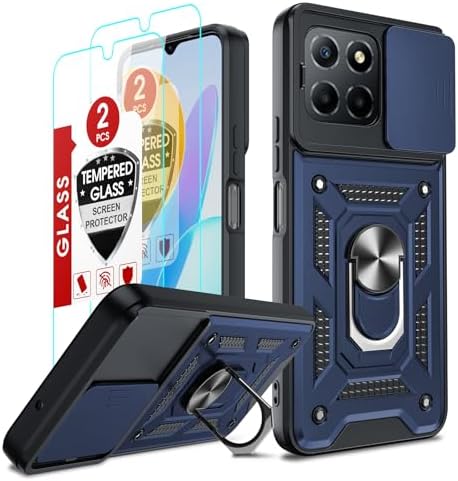 Ganbary Coque pour Honor 70 Lite 5G, [Housse en Cuir PU Premium] [Etui à Rabat] [Pochette de