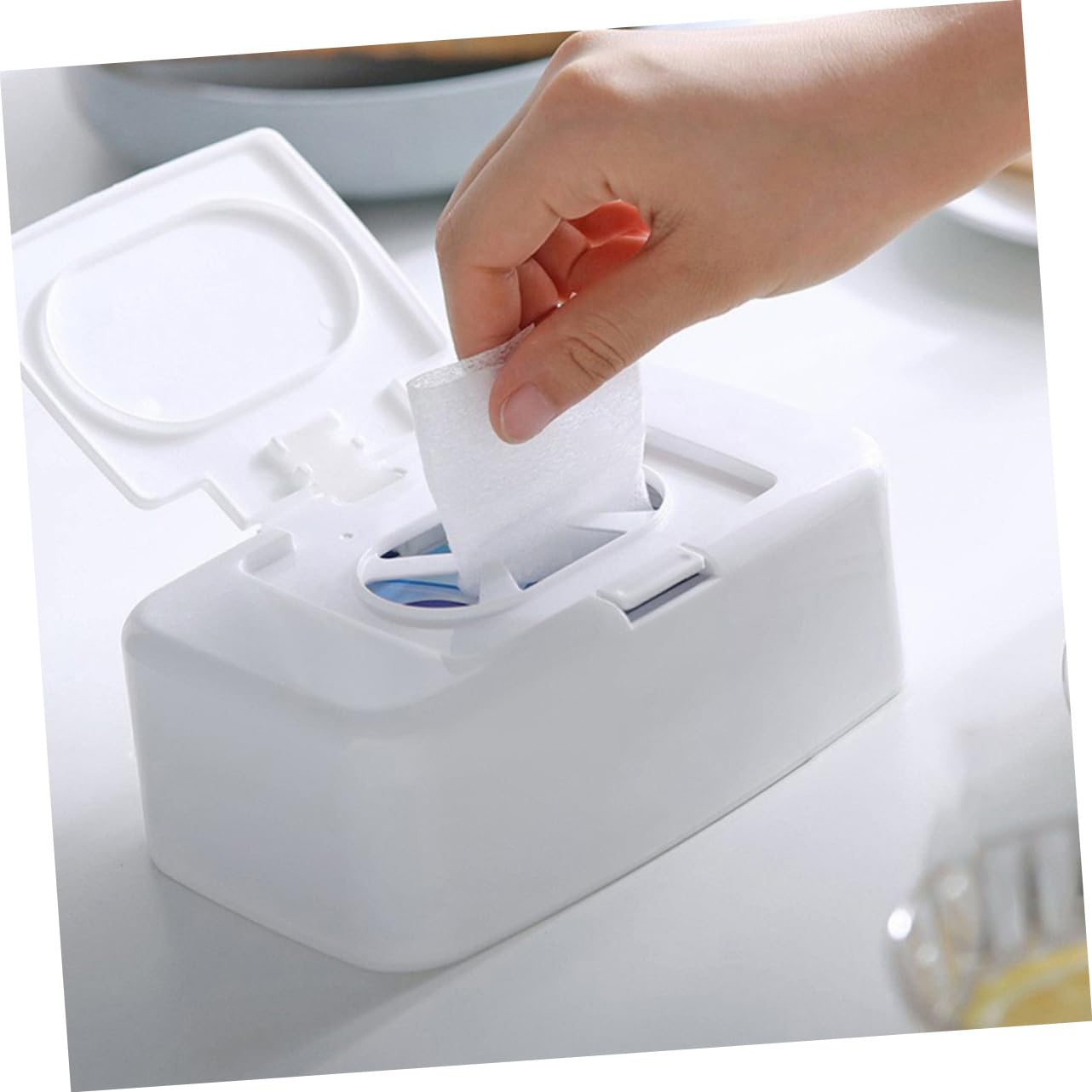 Alipis 8 Pièces Boîte De Rangement Décorer Lingettes pour Bébé Distributeur De Lingettes Portable Distributeur De Mouchoirs Humides Porte-Lingettes Porte-Mouchoirs Humides Rangement De