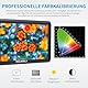 Feelworld S55 V3 5.5 Zoll DSLR Kamera Field Monitor Small Full HD 3DLUT 1920x1080 IPS Peaking Focus Video Assist mit 4K HDMI 8.4V DC Input Output Komplett mit Batterie und Tasche，Tilt Arm