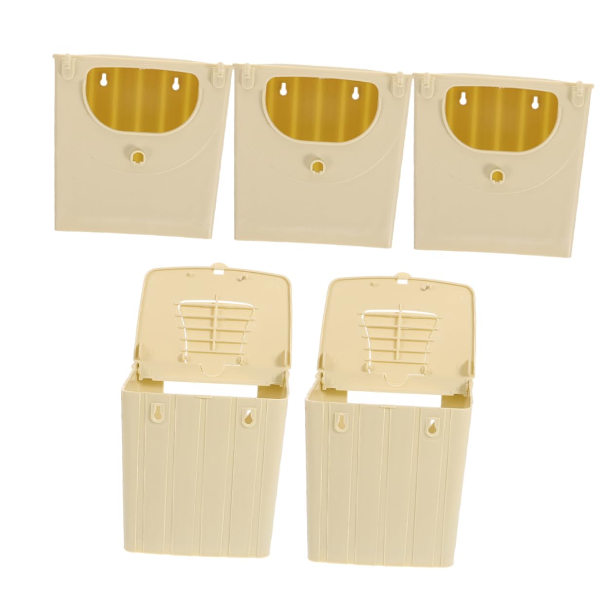 15 Piezas Caja De Cría De Aves Casa Jaula para Loros Casa Decorativa para Pájaros Suministros para Pájaros Casa para Pájaros Interior Nido De Pájaros Domésticos El Plastico