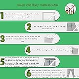 Magnetic Screen Door, 145x200cm, Mesh Door Screen with Magnets Heavy Duty, Magnet Screen for Doorway Sliding Door Front Doors, Customizable, Black - Image 8