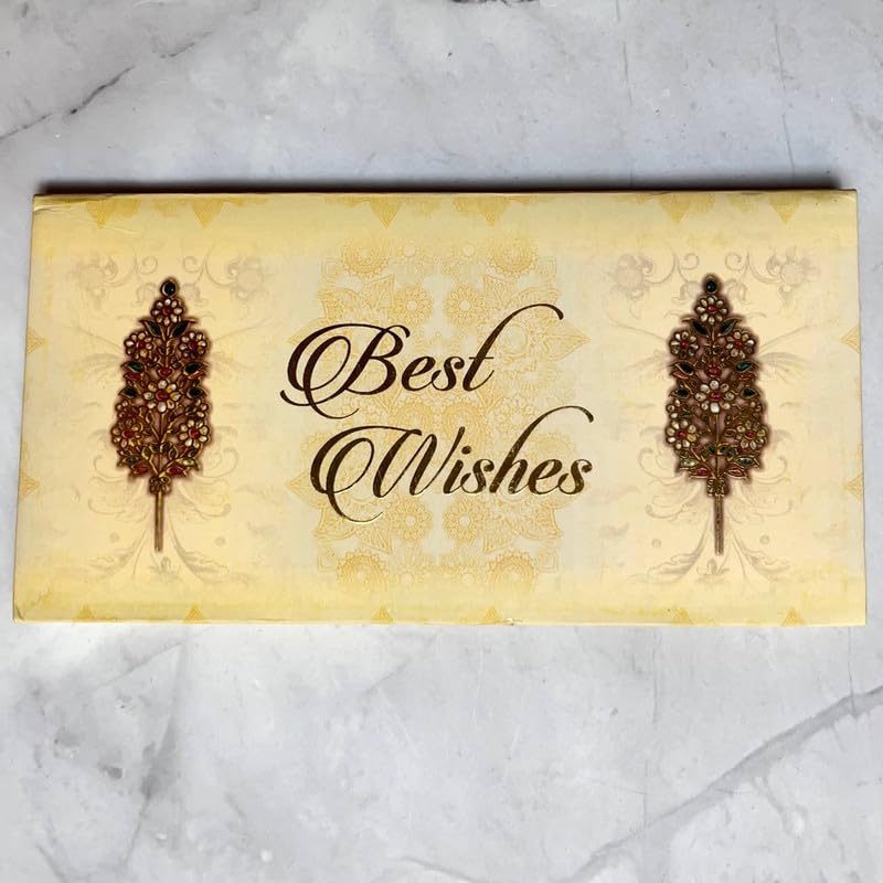 New Latest Quality Single Piece Envelope for Special Occasion, Gifting, Wedding, Shagun Cash Lifafa, Sagan Cards for Weddings/Birthdays/Rakhi