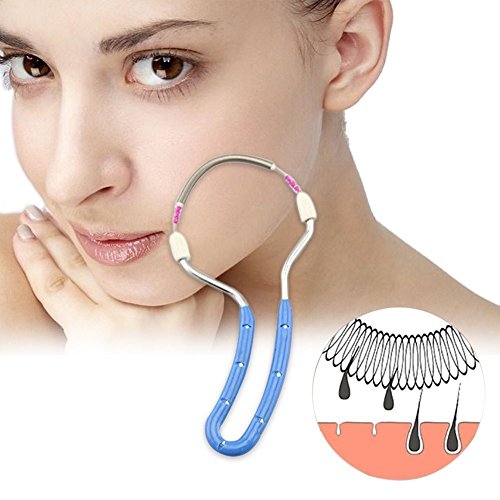 Facial Hair Removal, Ledteem Face Epilator Tool for Women, Works Well on Fine, Downy Hair on The Upper Lip, Chin, Cheeks and Sideburns