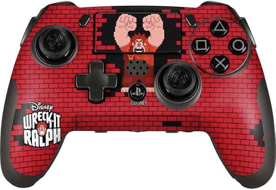 Skinit Decal Gaming Skin Compatible with PlayStation Scuf Vantage 2 Controller - Officially Licensed Disney Wreck-it Ralph Vintage Arcade Design