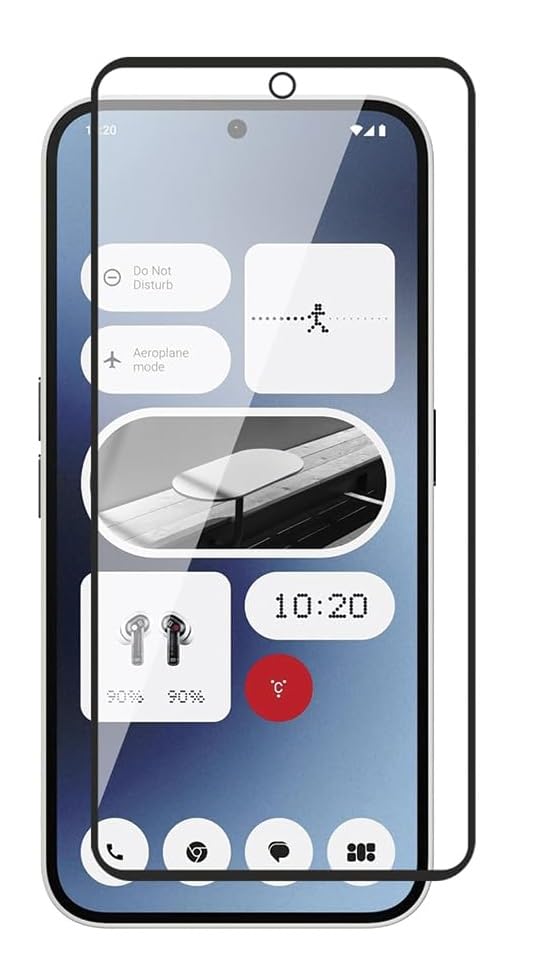Image of MACLEN 100% Fingerprint Unlock Military-Grade Gorilla Tempered Glass for Nothing Phone 2A, 2A Plus 5G with Edge to Edge Coverage - Case Friendly, Anti-scratch and Bubble free With installation kit