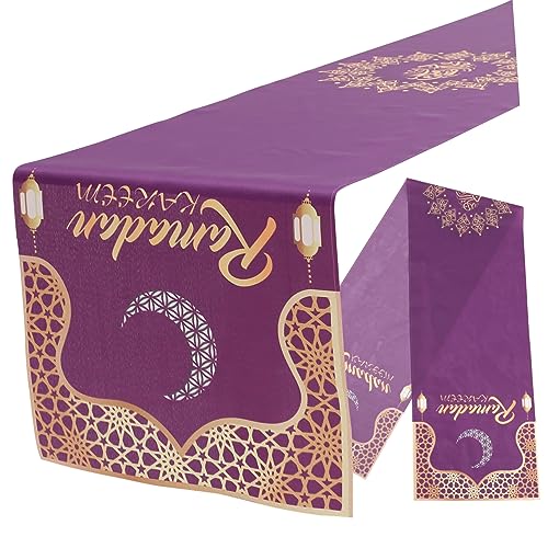 Chemin de table en lin pour repas de l'Aïd et fêtes - 7