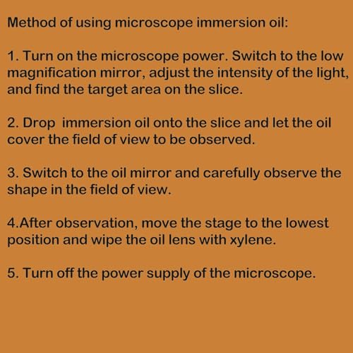 Vabiooth Microscope Immersion Oil 0.84 oz (25ML) Type A, Microscope Specific, Easy to Remove - Thumbnail 5