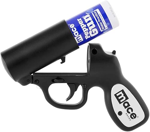 Miniatura 4 de Pistola de pimienta negra mate con LED estroboscópico - negro mate